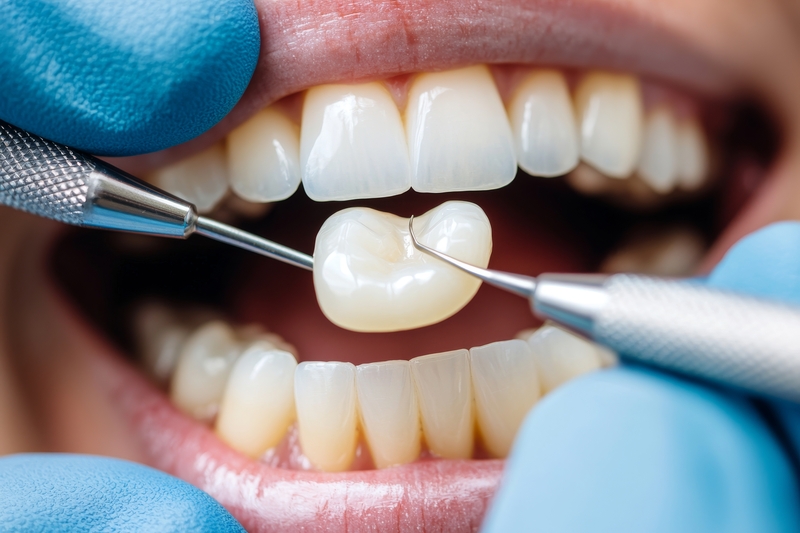 Coroană dentară Cluj aplicată pentru refacerea unui dinte deteriorat la STOMESTET