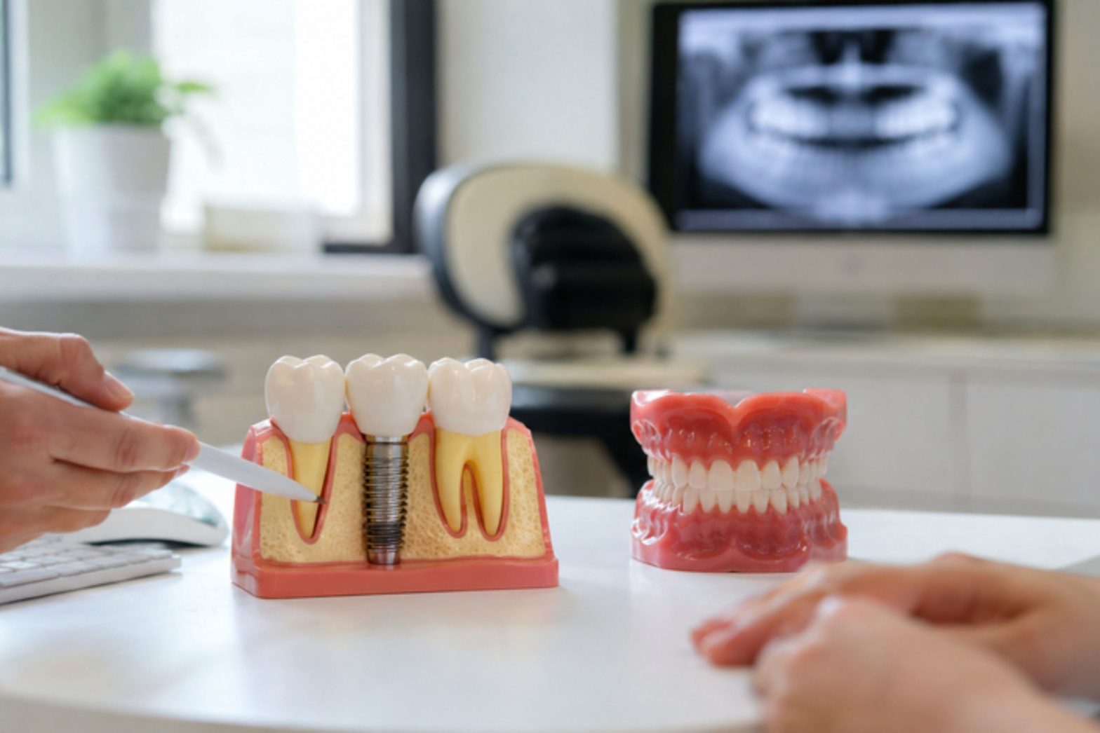 Implant vs proteză dentară STOMESTET Cluj diferențe și rezultate